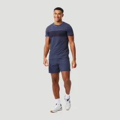 Cheap Stripe T-Shirt Men - Blue Grey Shirts