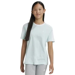 Online 3Stripes BF T-Shirt Girls - Mint, White Shirts