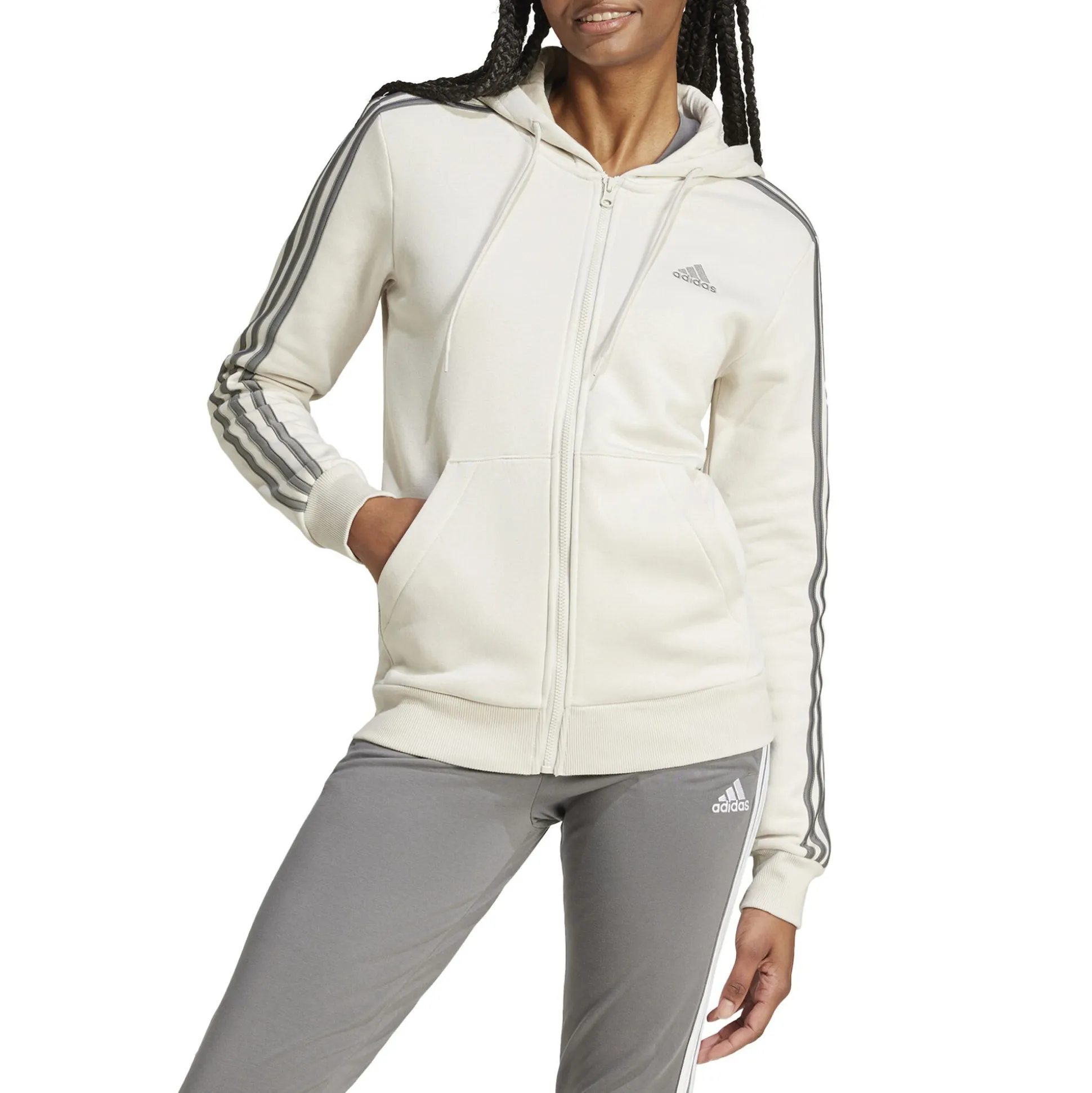 Cheap 3Stripes Freelift Zip Hoodie Women - Jackets