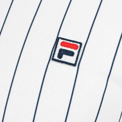 Shop Stripes Polo Men - White, Dark Blue Shirts