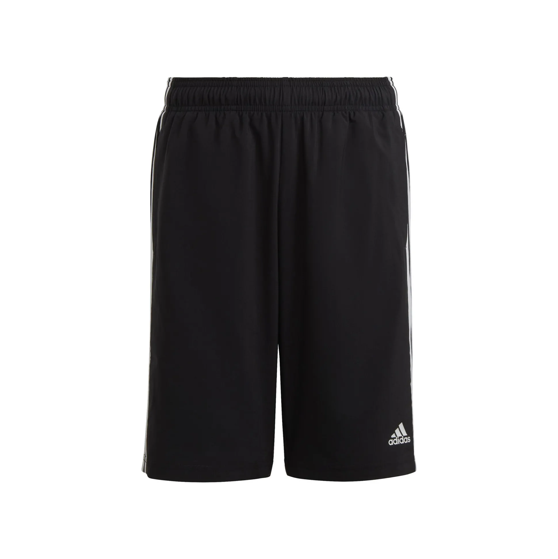 Online 3-Stripes Woven Shorts Boys - Black, White Shorts