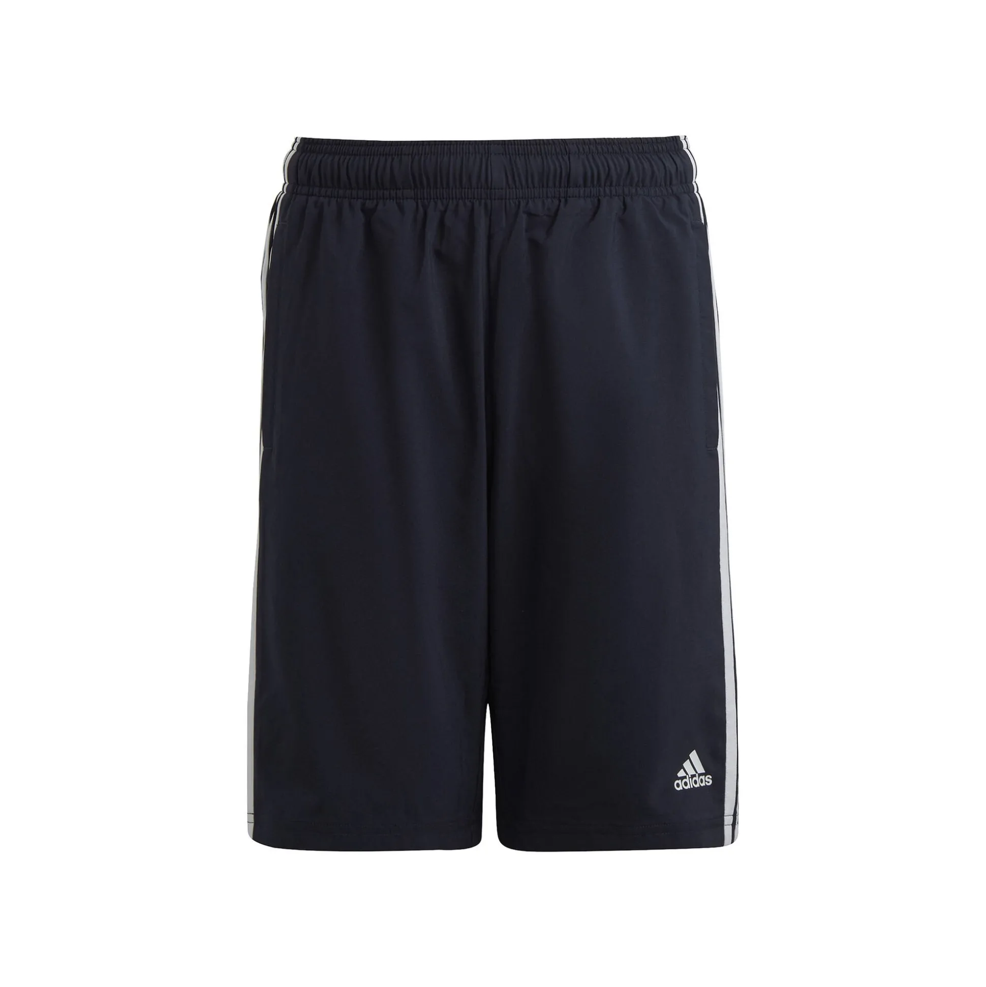 Cheap 3-Stripes Woven Shorts Boys - Dark Blue, White Shorts
