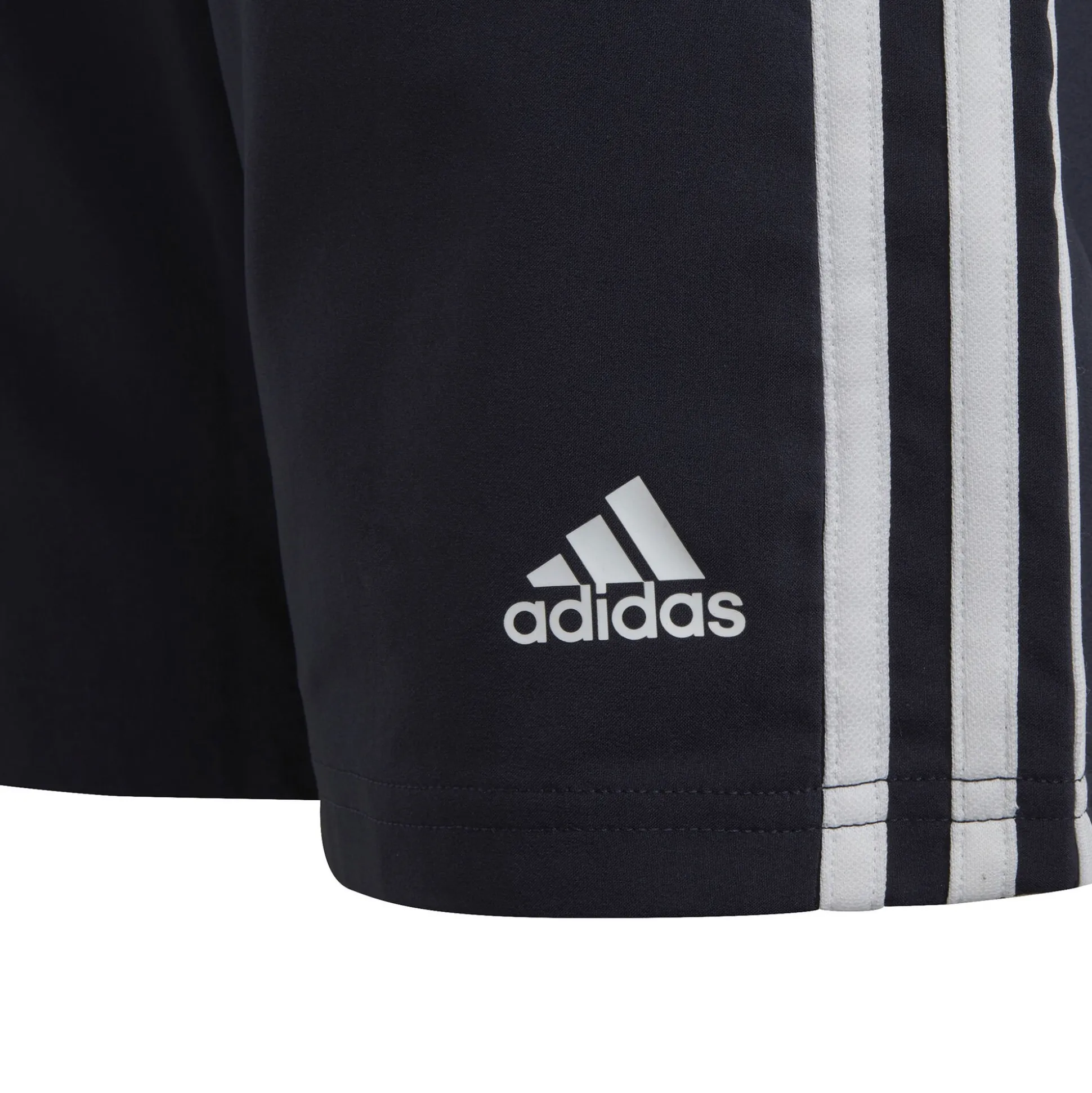 Cheap 3-Stripes Woven Shorts Boys - Dark Blue, White Shorts