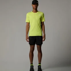 Sale Sunriser Running Shirt Men - Neon Yellow Running Clothing