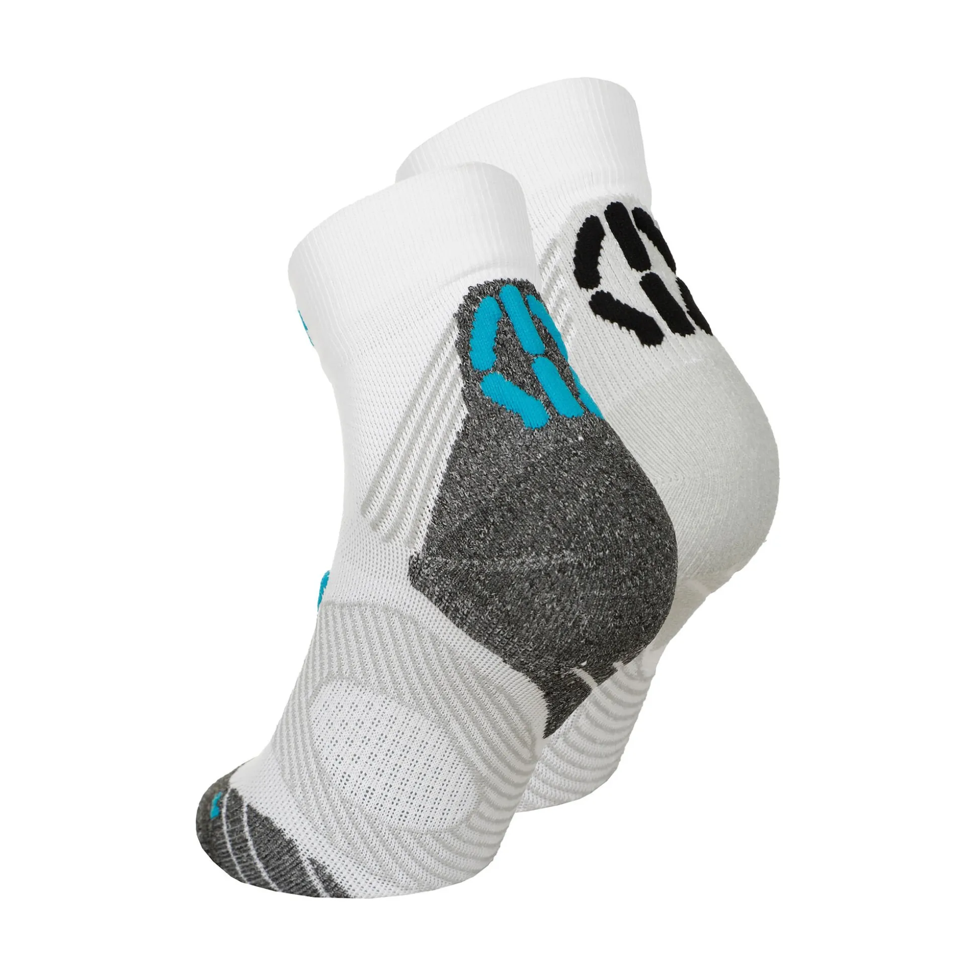 Hot Super Fast Running Socks 2 Pack Women - White, Turquoise Running Clothing