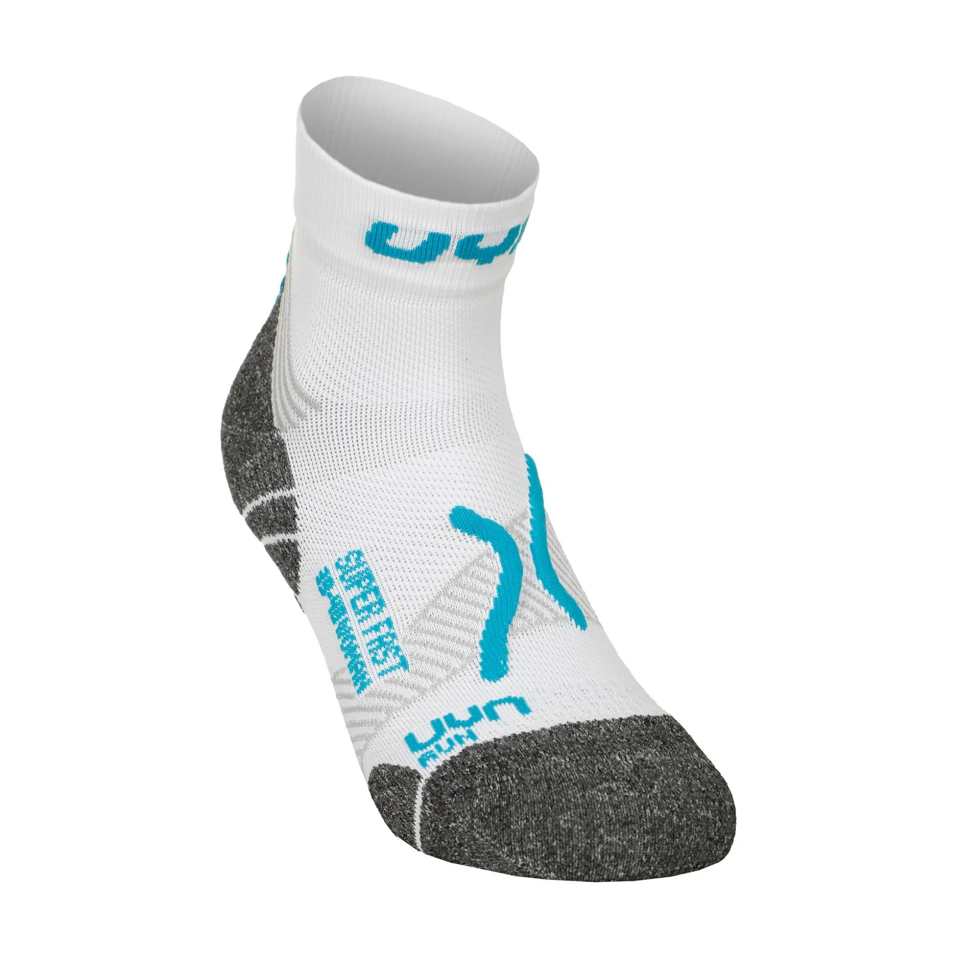 Hot Super Fast Running Socks 2 Pack Women - White, Turquoise Running Clothing