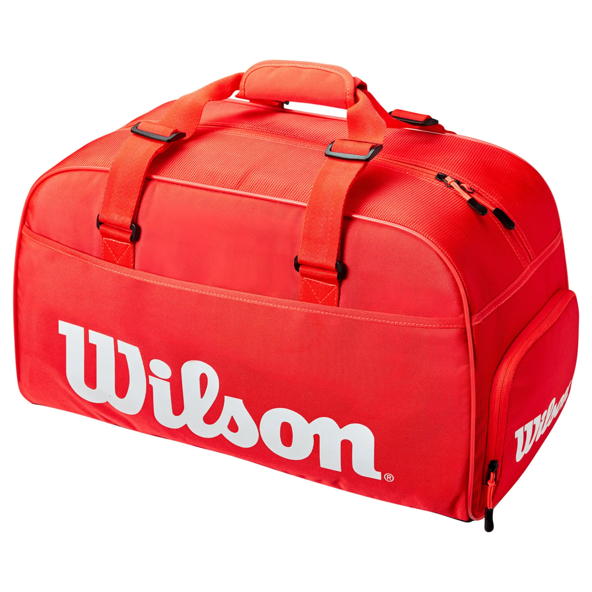 Hot Super Tour Small Duffle Sports Bag - Red, White Sports Bags