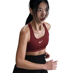 Best Swoosh Bra Sports Bras Women - Dark Red, White Sports Bras