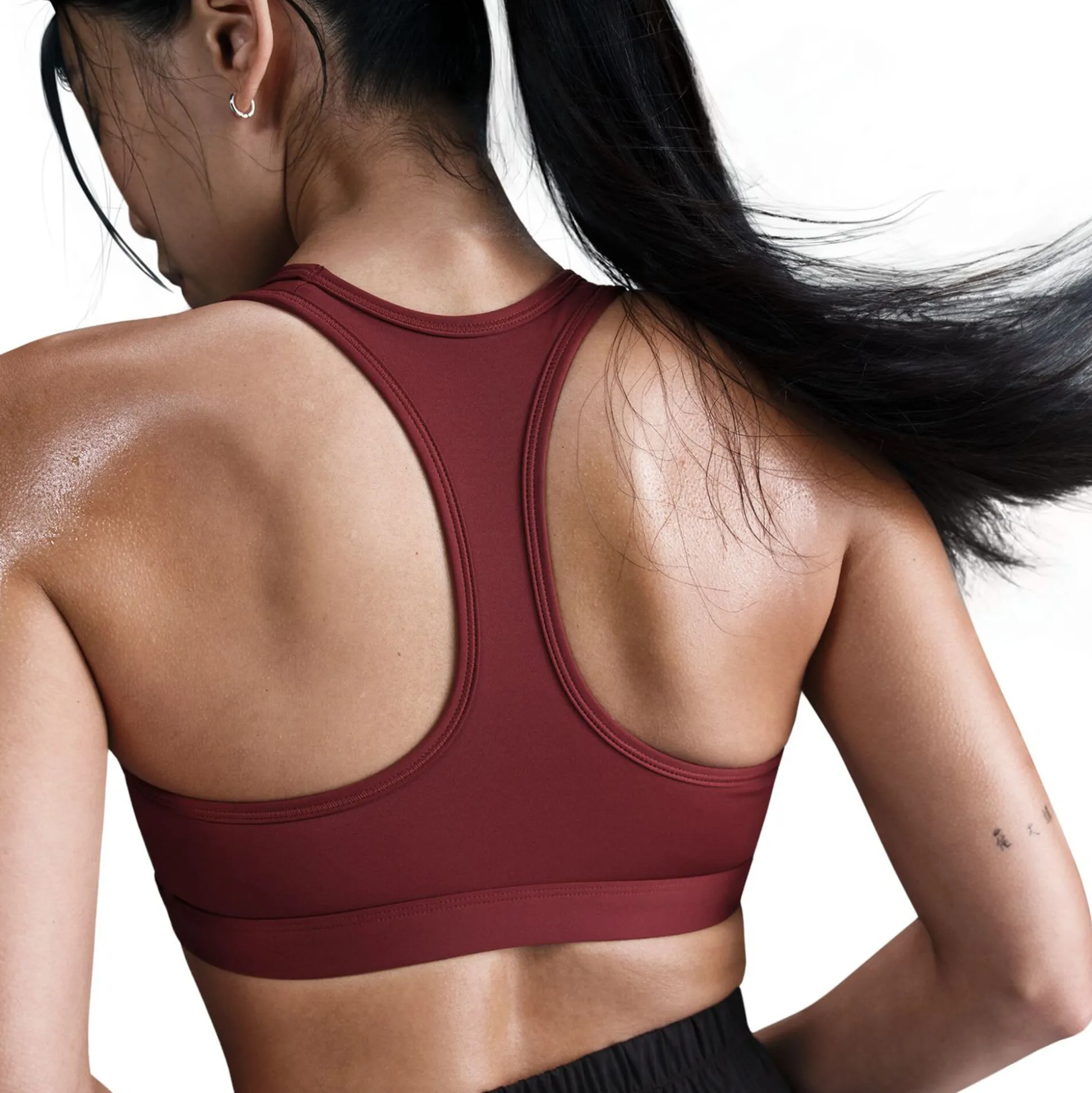 Best Swoosh Bra Sports Bras Women - Dark Red, White Sports Bras