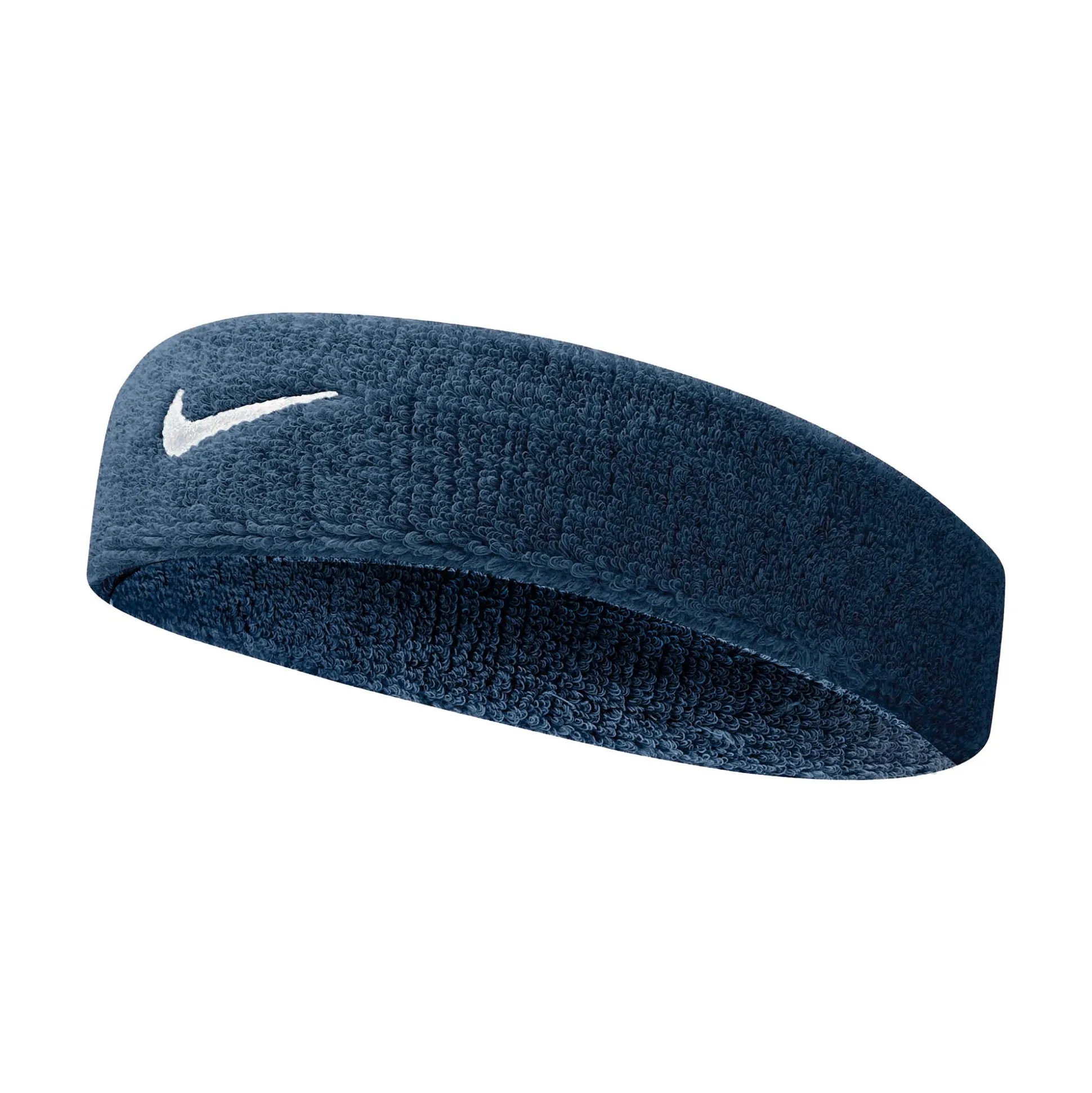 Sale Swoosh Headband - Dark Blue, White Accessories
