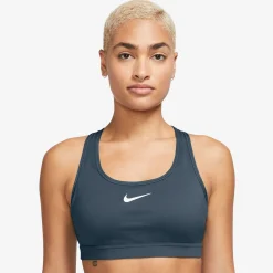 Best Swoosh MED Support Bra Sports Bras Women - Dark Blue Sports Bras