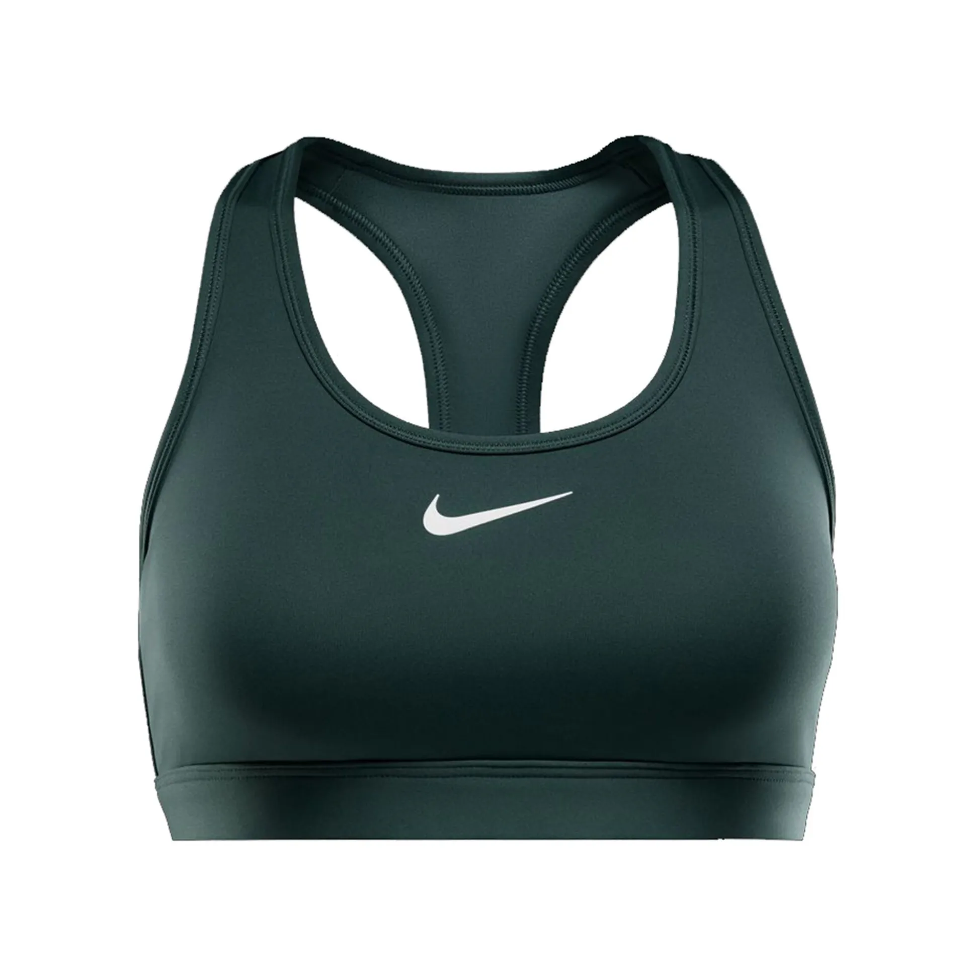 Outlet Swoosh Medium Support Sports Bras Women - Dark Green Sports Bras