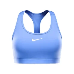Online Swoosh Medium Support Sports Bras Women - Light Blue, White Sports Bras