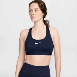 Sale Swoosh Padded Sports Bras Women - Dark Blue Sports Bras