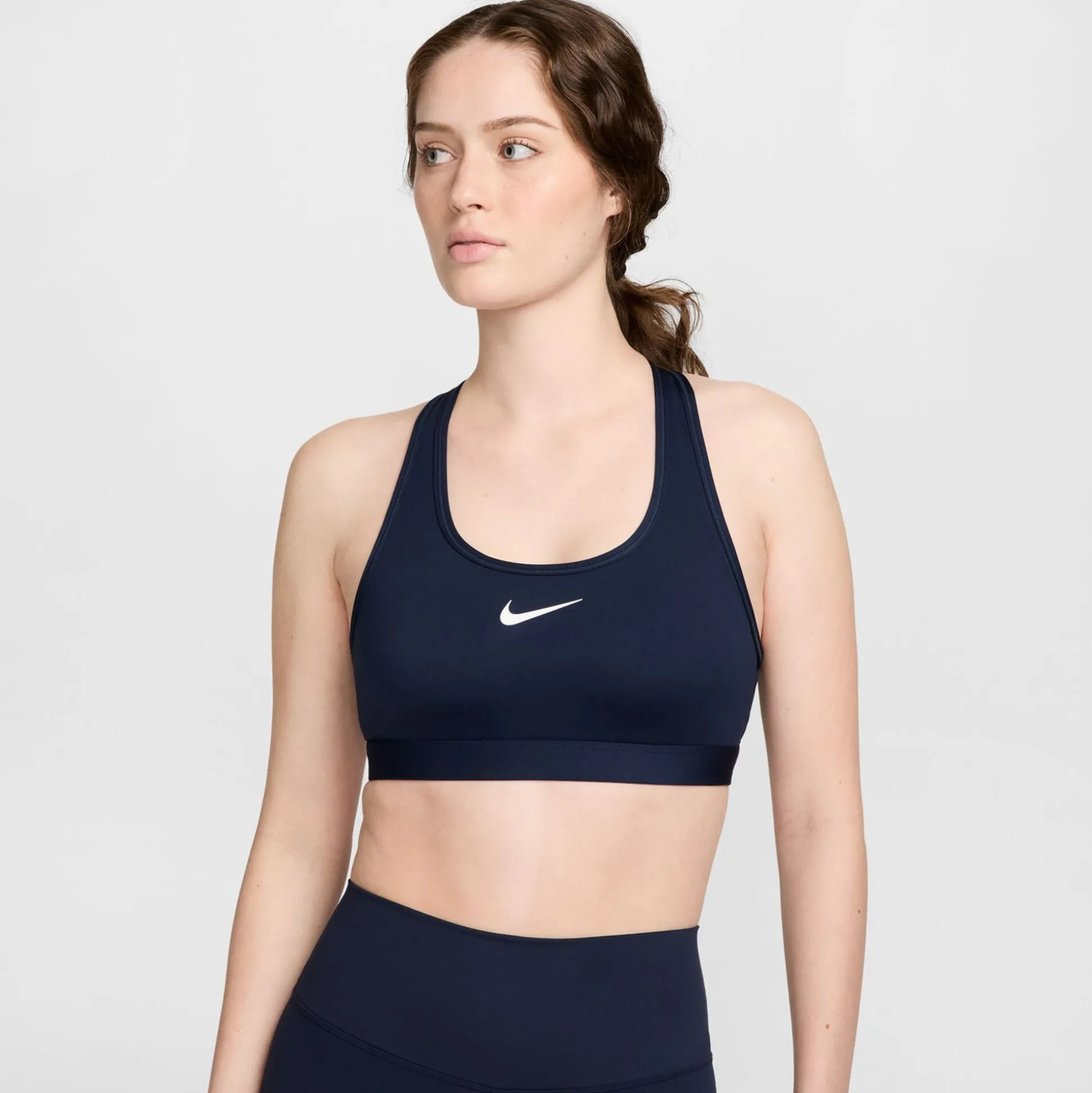 Sale Swoosh Padded Sports Bras Women - Dark Blue Sports Bras