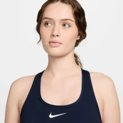 Sale Swoosh Padded Sports Bras Women - Dark Blue Sports Bras