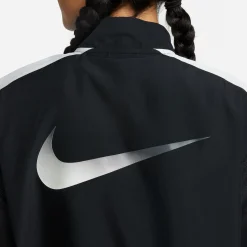 Sale Swoosh Running Jacket Women - Black, Grey Running Clothing