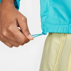 New Swoosh Running Jacket Women - Blue, Yellow Running Clothing