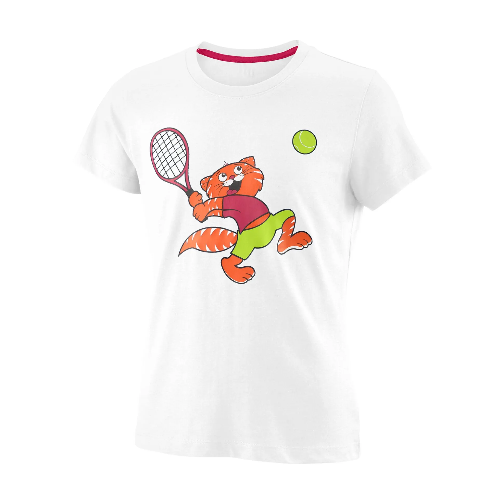 Discount Tabby Tech T-Shirt Girls - White, Multicoloured Shirts