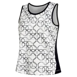 Store Tabea Tank Top Women - White, Dark Blue Tops