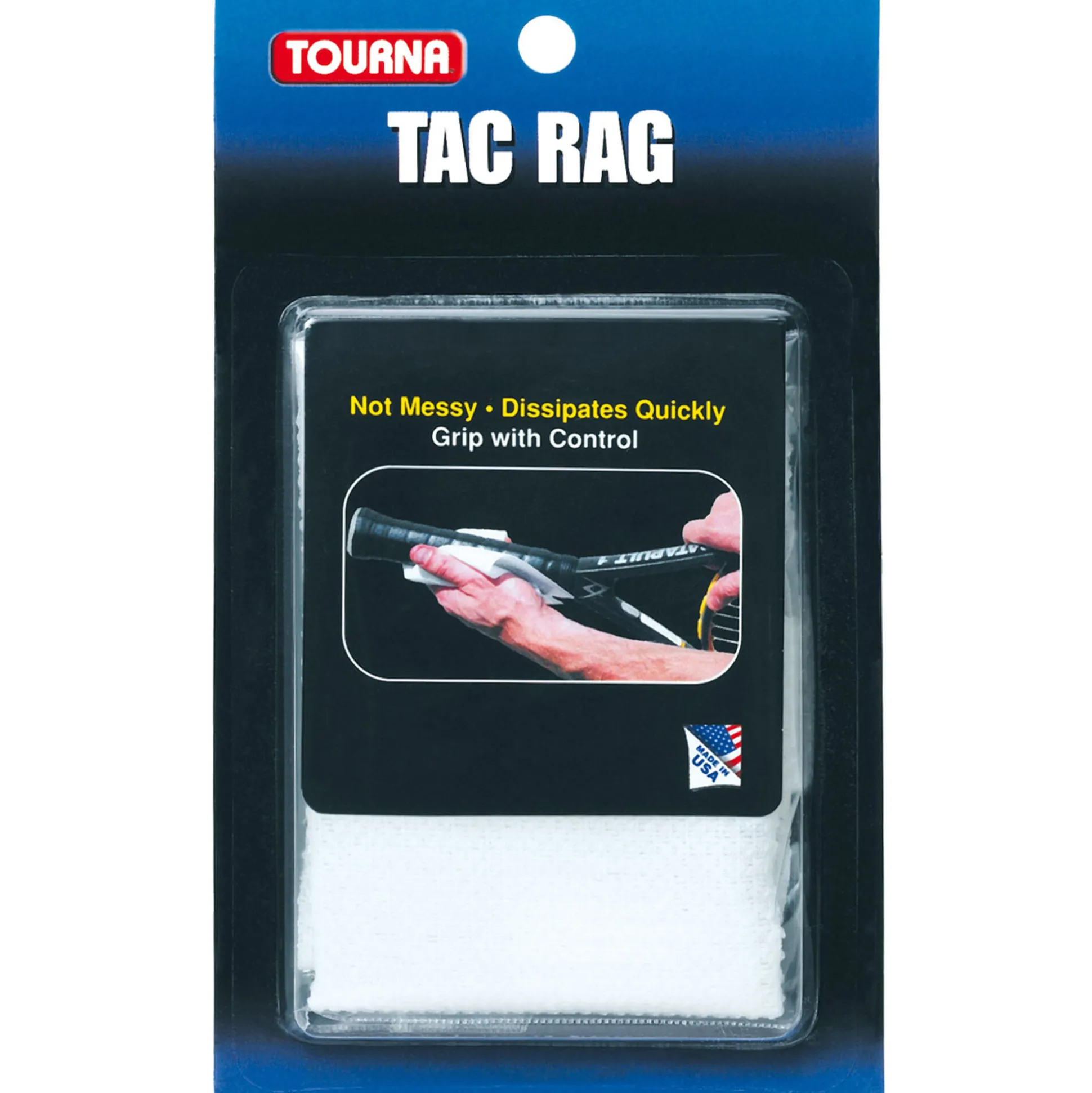 Cheap Tac Rag Grip-Improver - White Racket Accessories