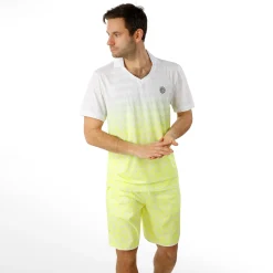 Clearance Tano Tech Polo Special Edition Men - White, Neon Yellow Shirts