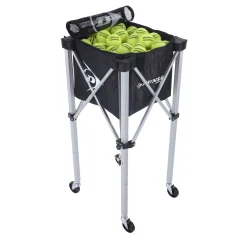 Store Teaching Cart Ball Cart - Black, Silver Coaching Equipment