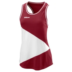 Cheap Team II Tank Top Women - Dark Red, White Tops