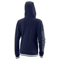 Best Team II Zip Hoodie Women - Dark Blue, White Jackets
