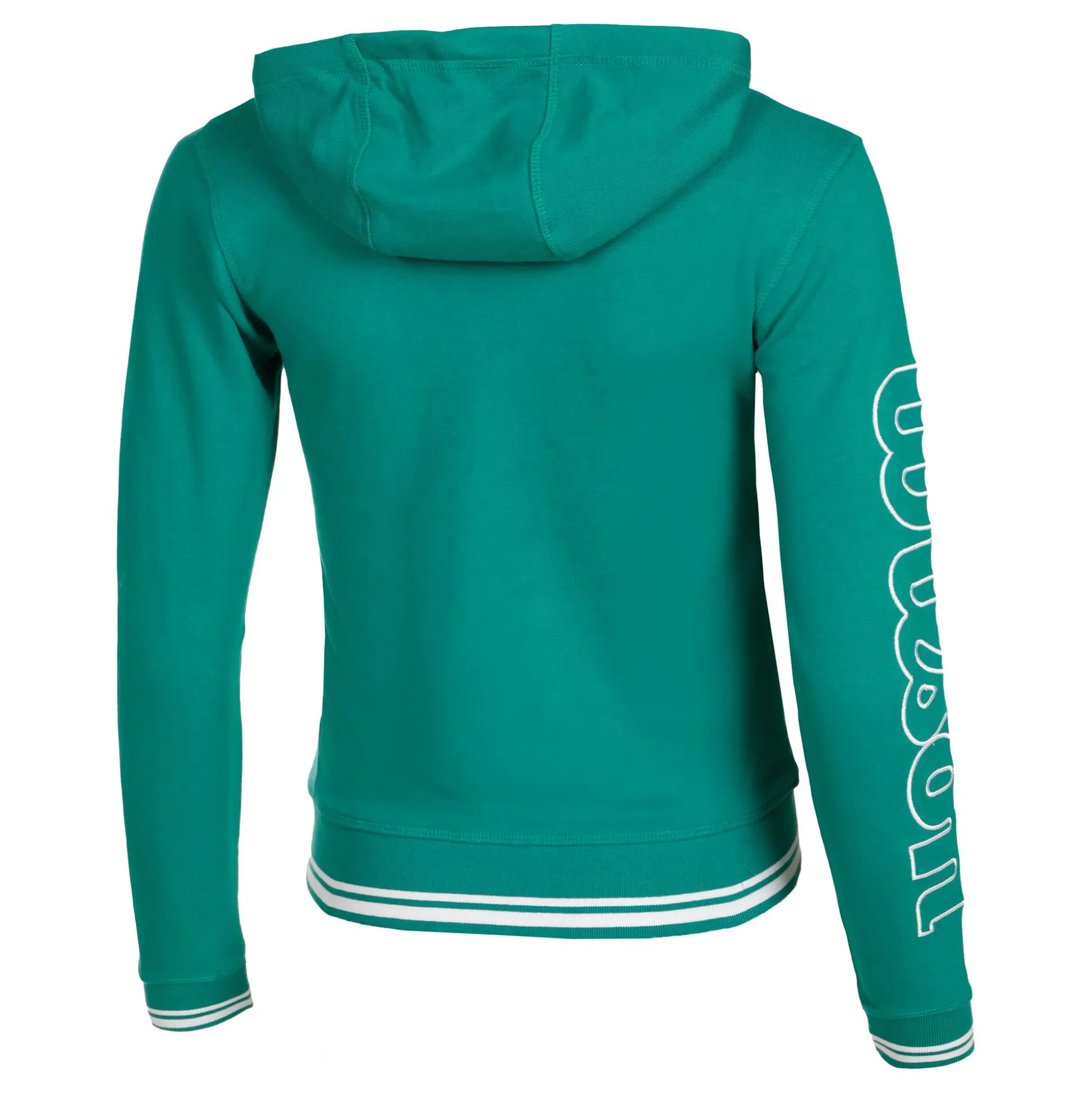 Fashion Team II Zip Hoodie Women - Green, White Jackets