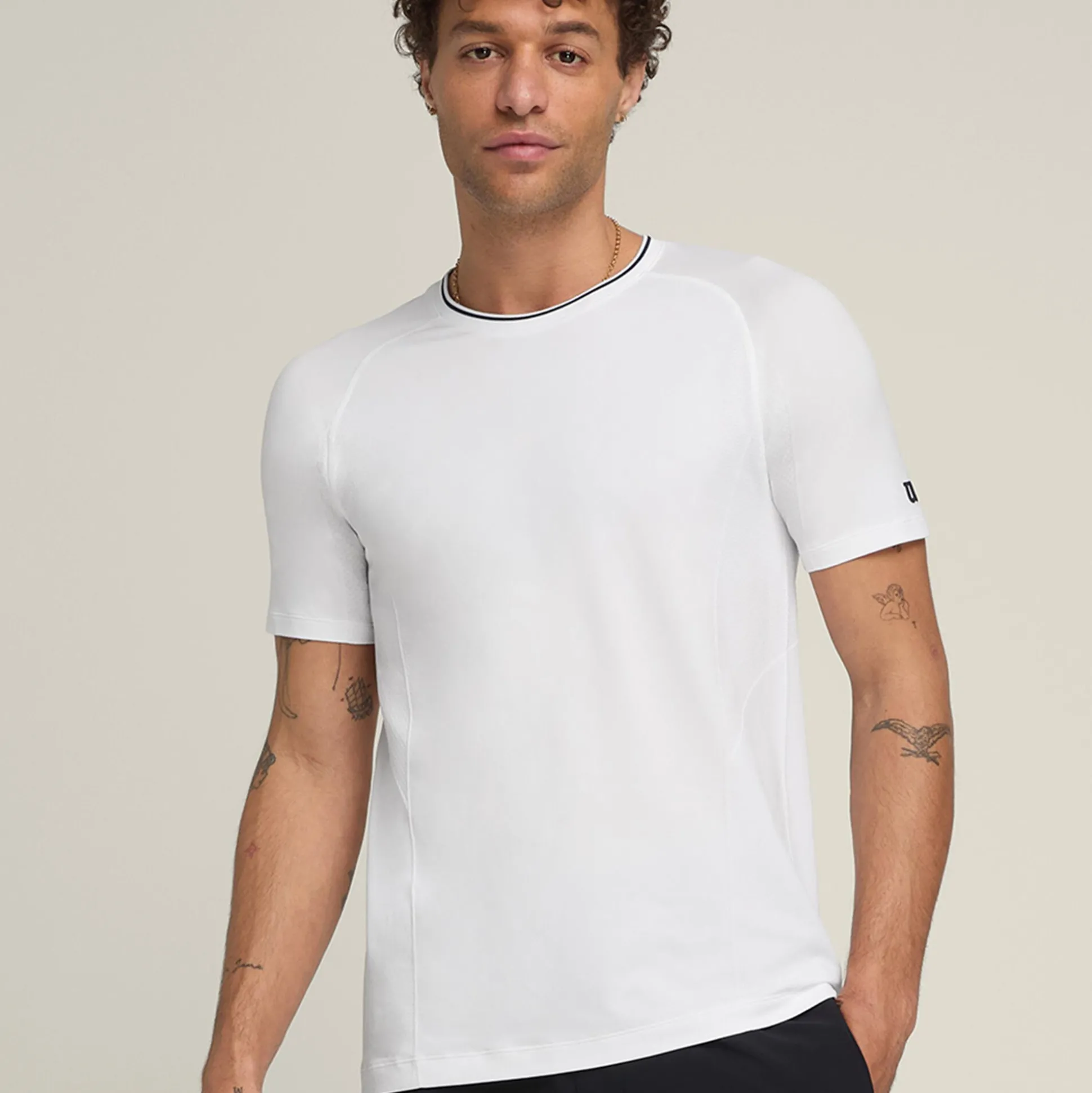 Clearance Team Players Seamless Crew T-Shirt Men - Shirts