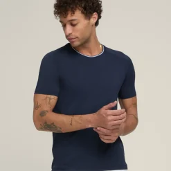 Sale Team Players Seamless Crew T-Shirt Men - Dark Blue Hoodies & Sweaters|Shirts