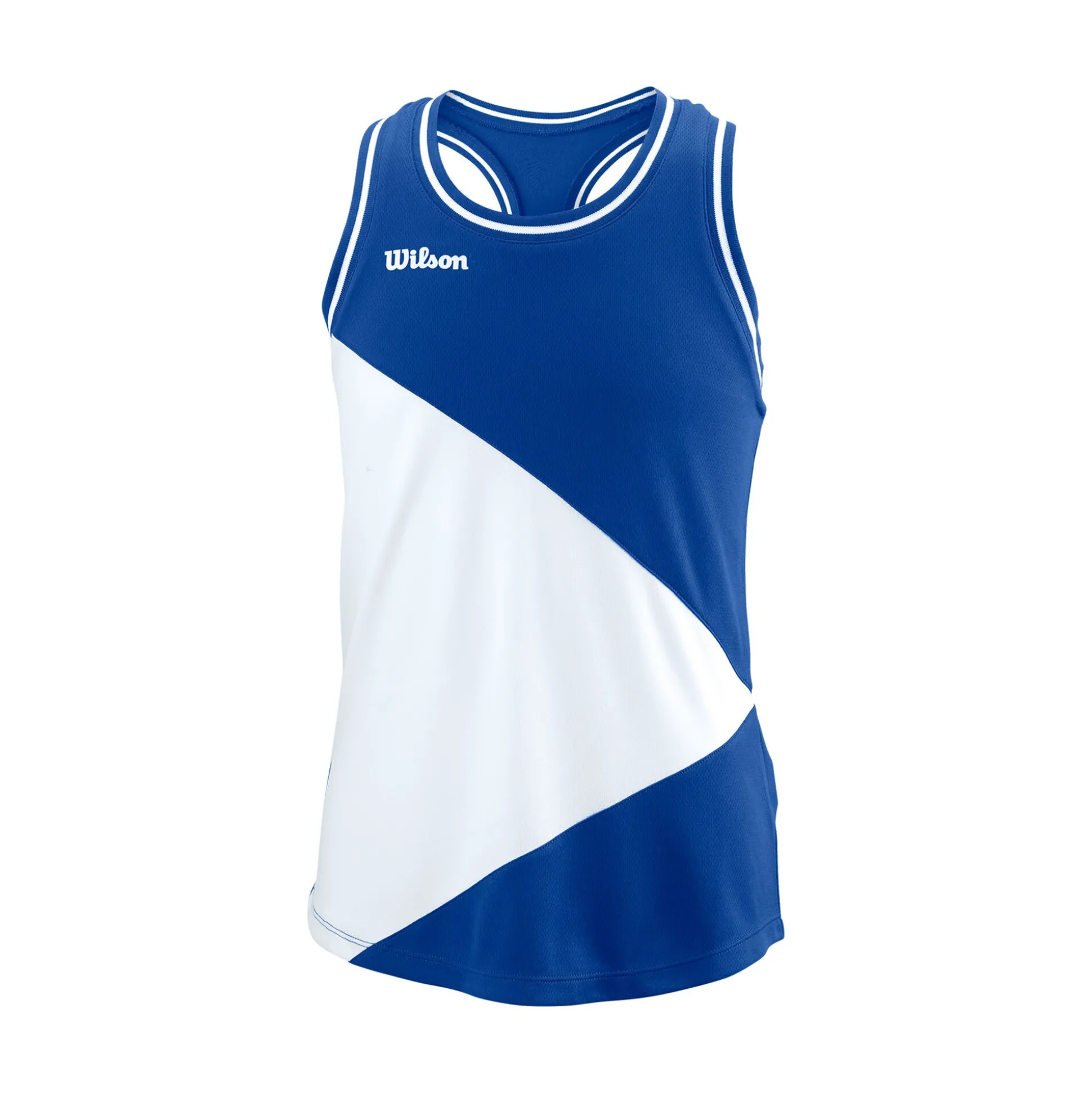 Best Team Tank Top Girls - Blue, White Tops