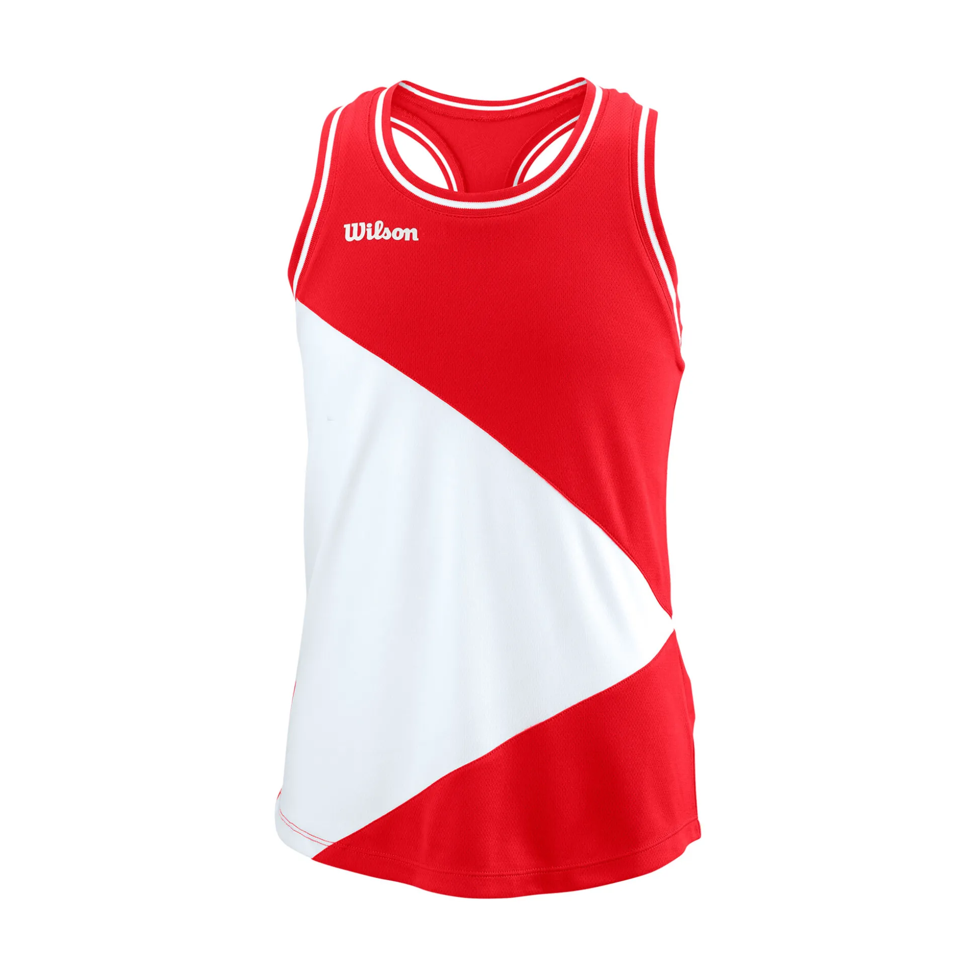 Shop Team Tank Top Girls - Red, White Tops