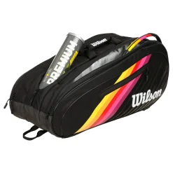 Cheap Team VHS Racket Bag 12 Pack Special Edition - Black, Multicoloured Racket Bags