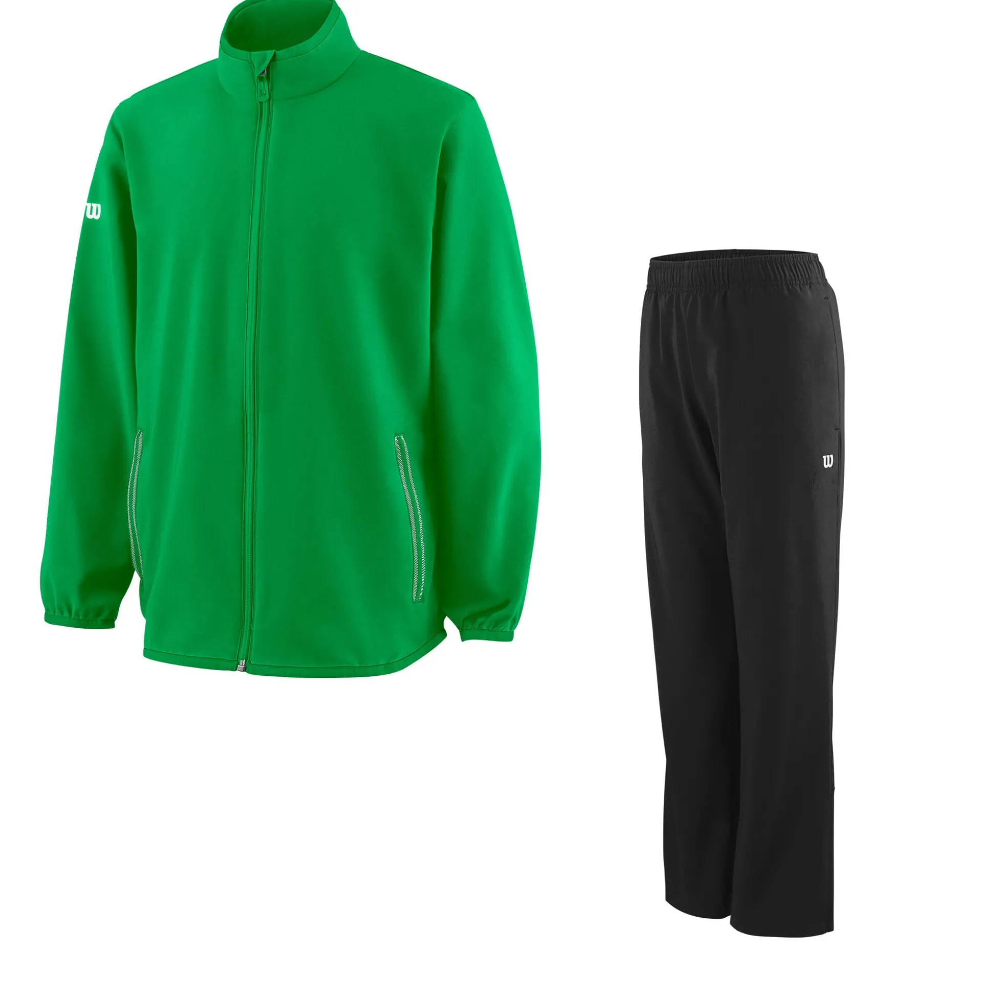 Sale Team Woven Tracksuit Kids - Green, Black Tracksuits