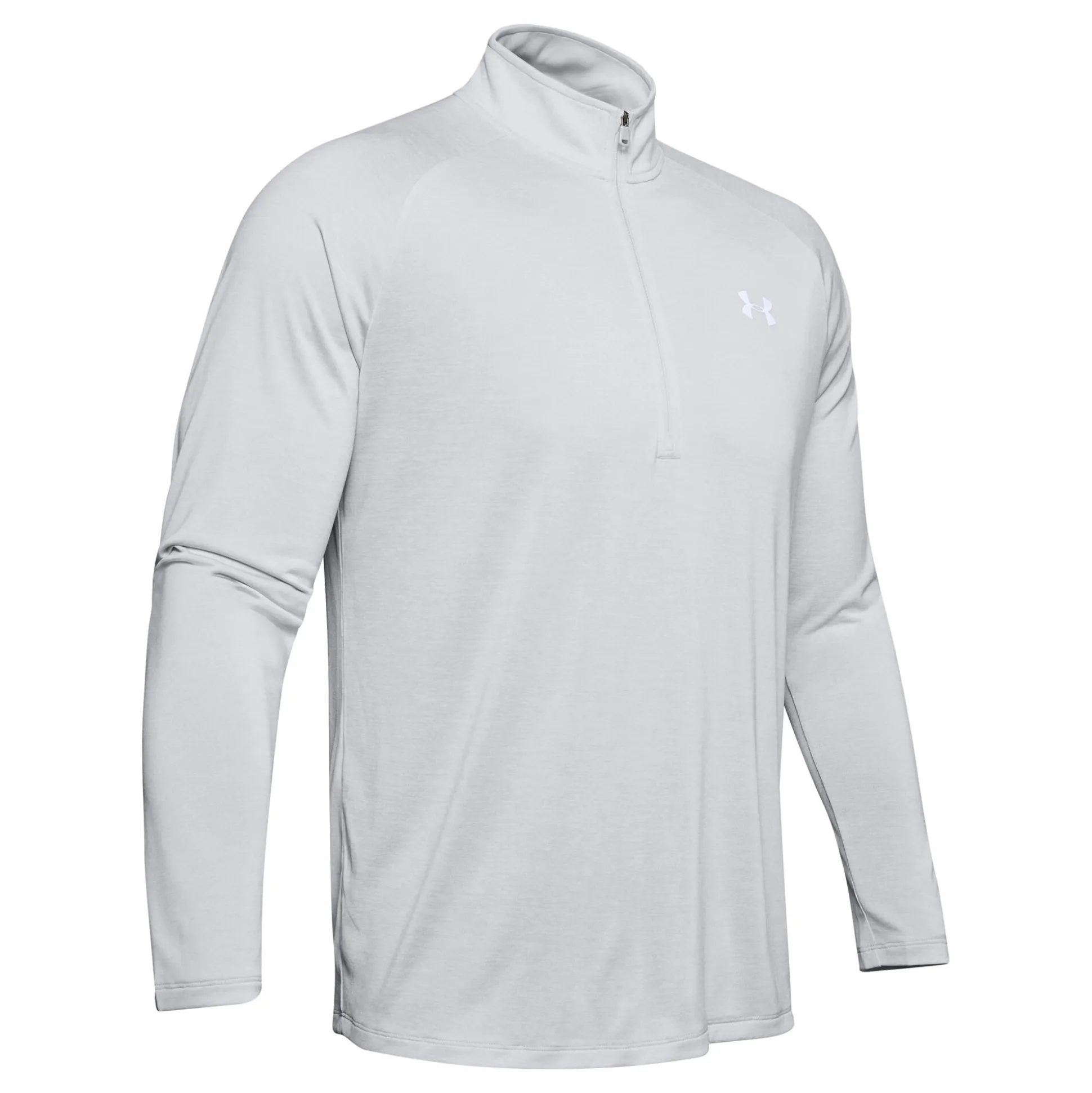 Fashion Tech 2.0 Half-Zip Long Sleeve Men - Lightgrey, Grey Shirts