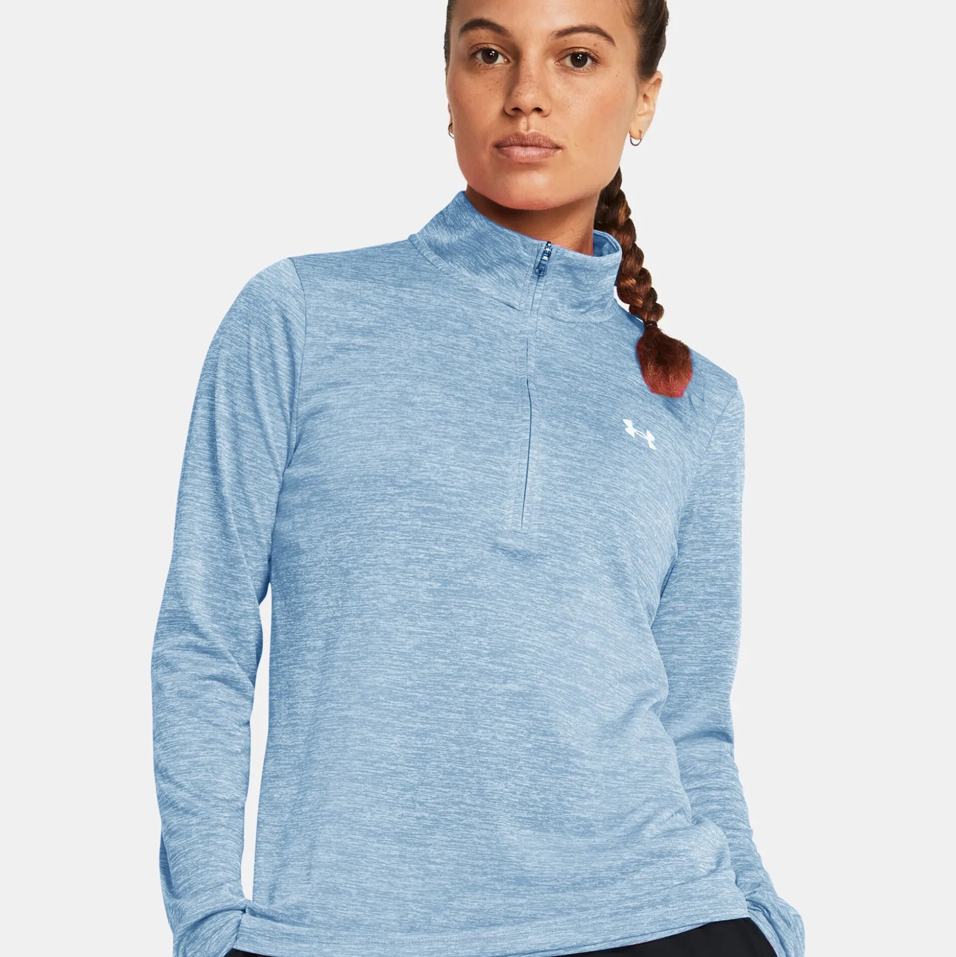 Flash Sale Tech 1/2 Zip- Twist T-Shirt Women - Shirts