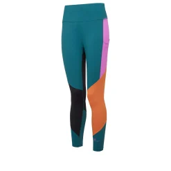 Store Tech Crop Running Tights Women - Petrol, Multicoloured Running Clothing