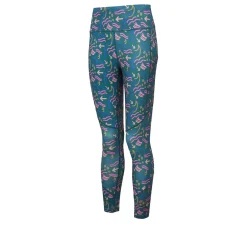 Shop Tech Crop Running Tights Women - Petrol, Multicoloured Running Clothing