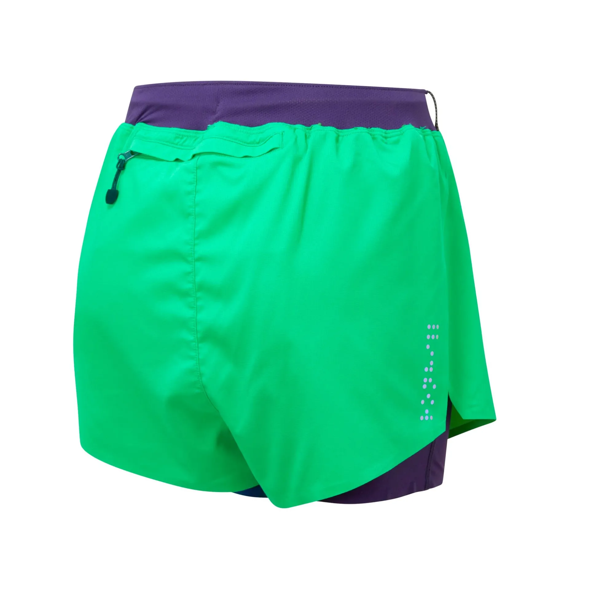 Sale Tech Distance Twin Shorts Women - Green, Violet Running Clothing|Shorts