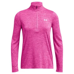 Fashion Tech Half-Zip Twist Long Sleeve Women - Shirts