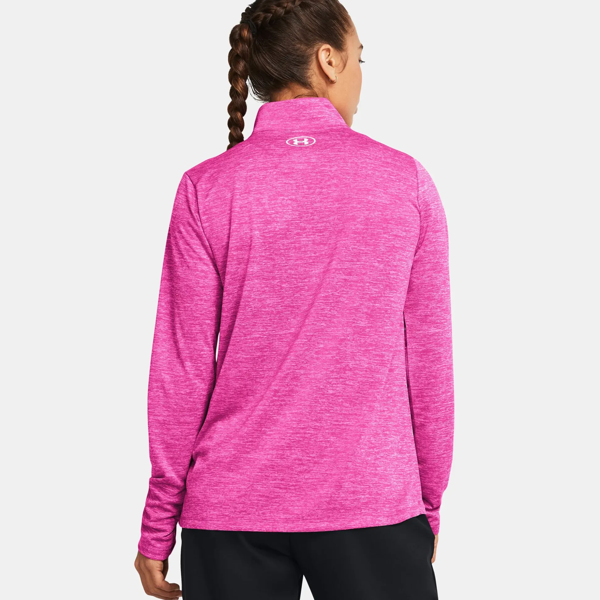 Fashion Tech Half-Zip Twist Long Sleeve Women - Shirts