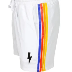Online Tech Heritage Shorts Men - Black, Multicoloured Shorts