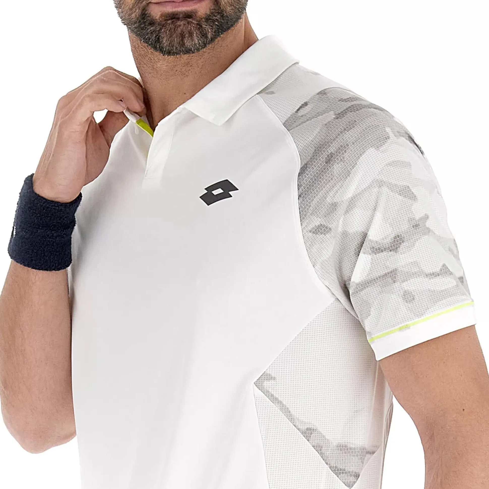 Hot Tech Polo Men - White, Grey Shirts