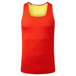 Best Sale Tech Revive Racer Tank Top Men - Red, Yellow Running Clothing|Tops