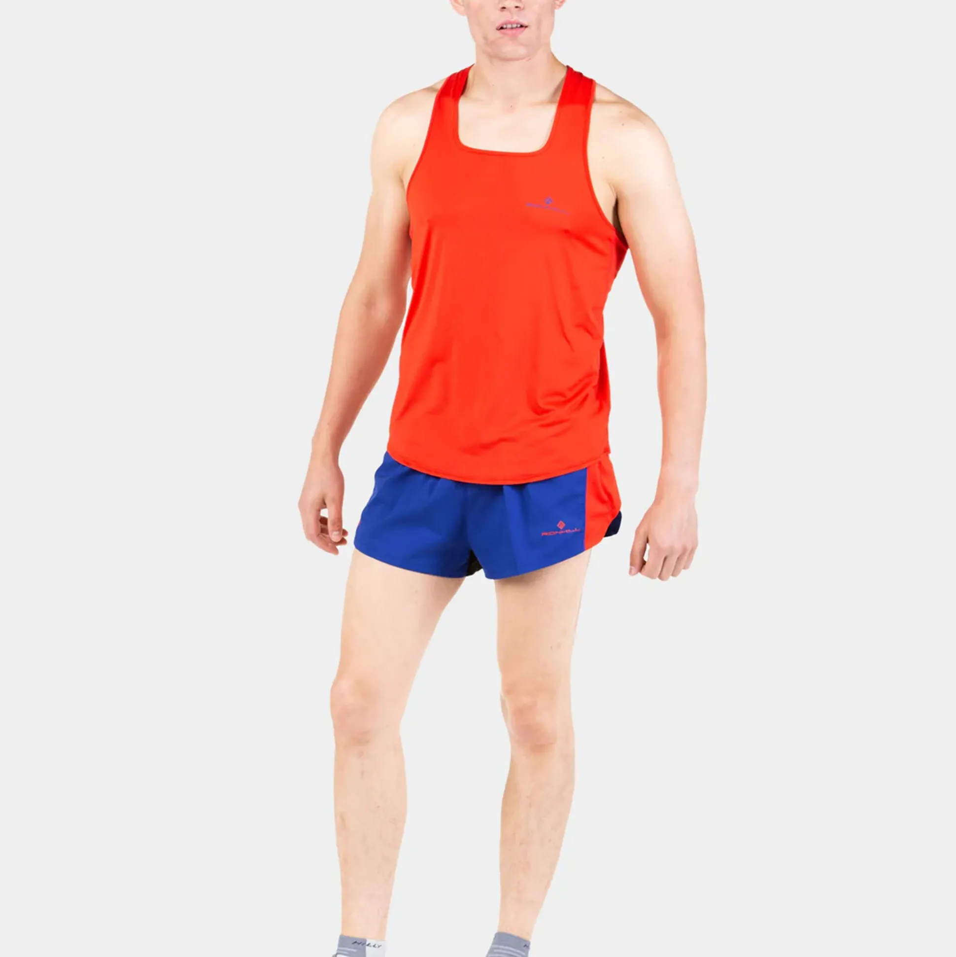 Best Sale Tech Revive Racer Tank Top Men - Red, Yellow Running Clothing|Tops