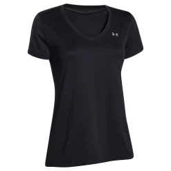 Cheap Tech Solid T-Shirt Women - Black, Silver Shirts