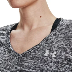 Flash Sale Tech Twist T-Shirt Women - Dark Grey, Black Shirts