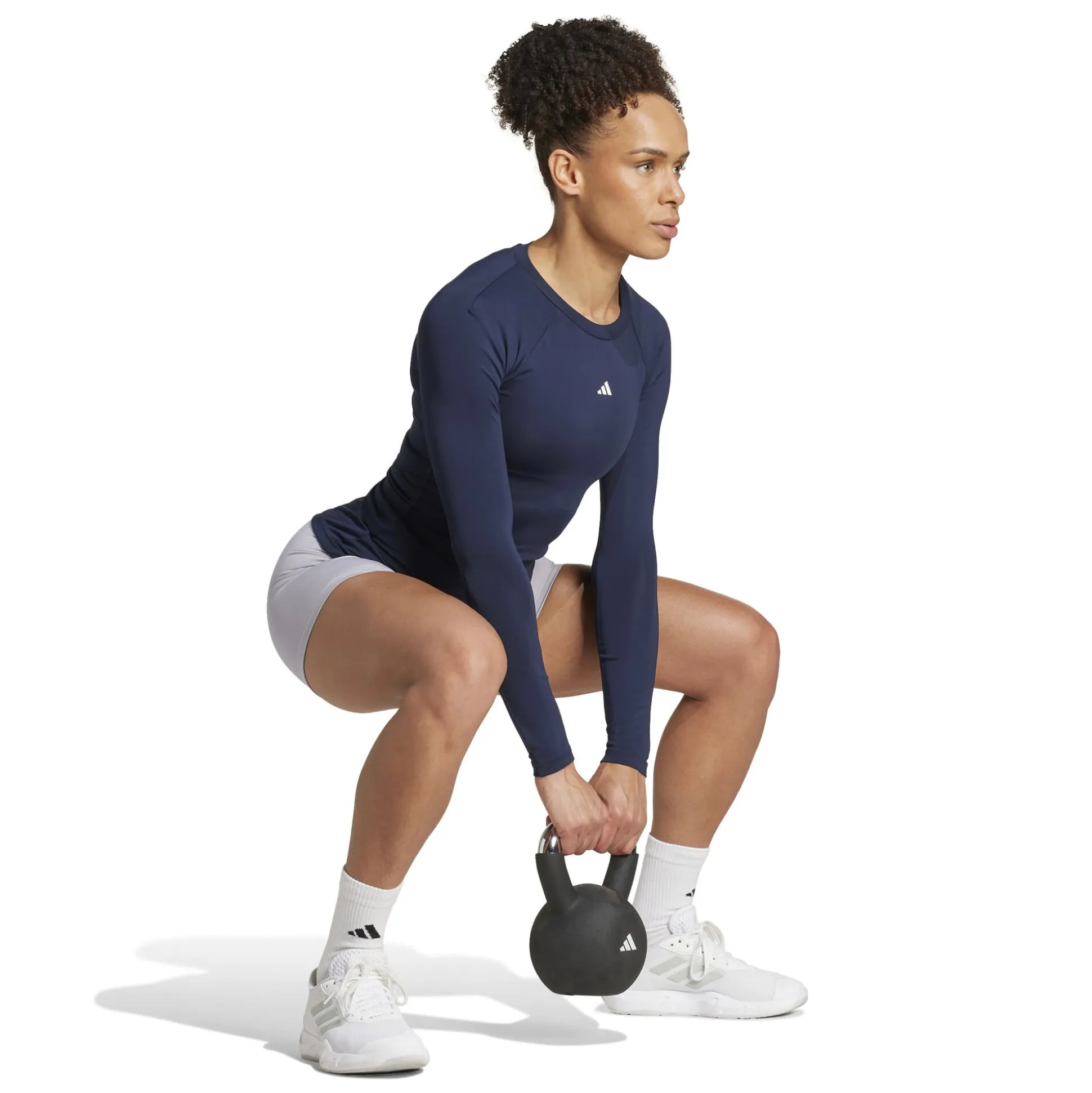 Cheap Tech-Fit Long Sleeve Women - Dark Blue Shirts